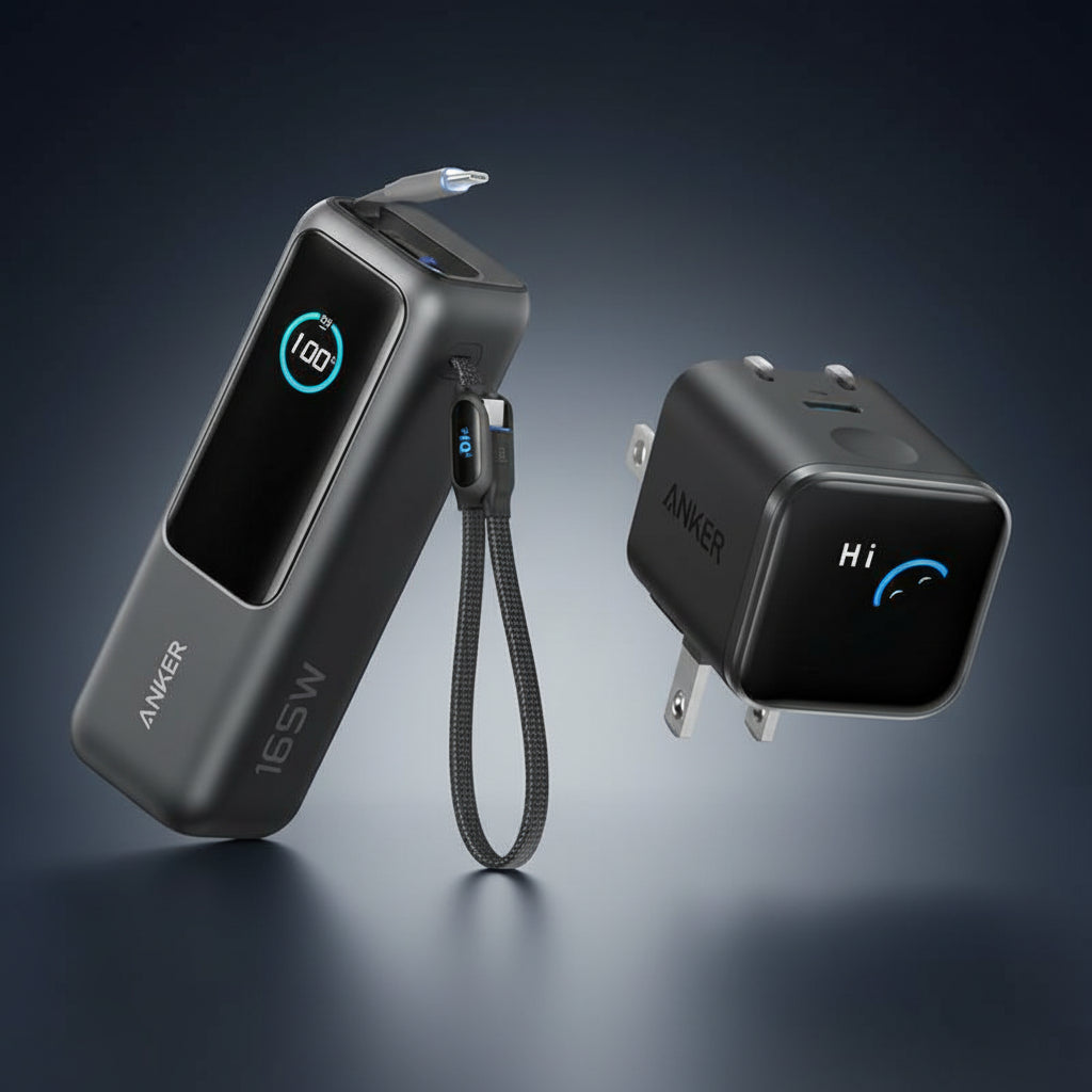 Anker Smart Display Charger, Anker Nano 45W Fast Charging USBC Charger with Smart Recognition, Built-In Care Mode, Compact with 180° Foldable Plug, for Iphone 17/16/15 Series, Macbook, Apple Watch